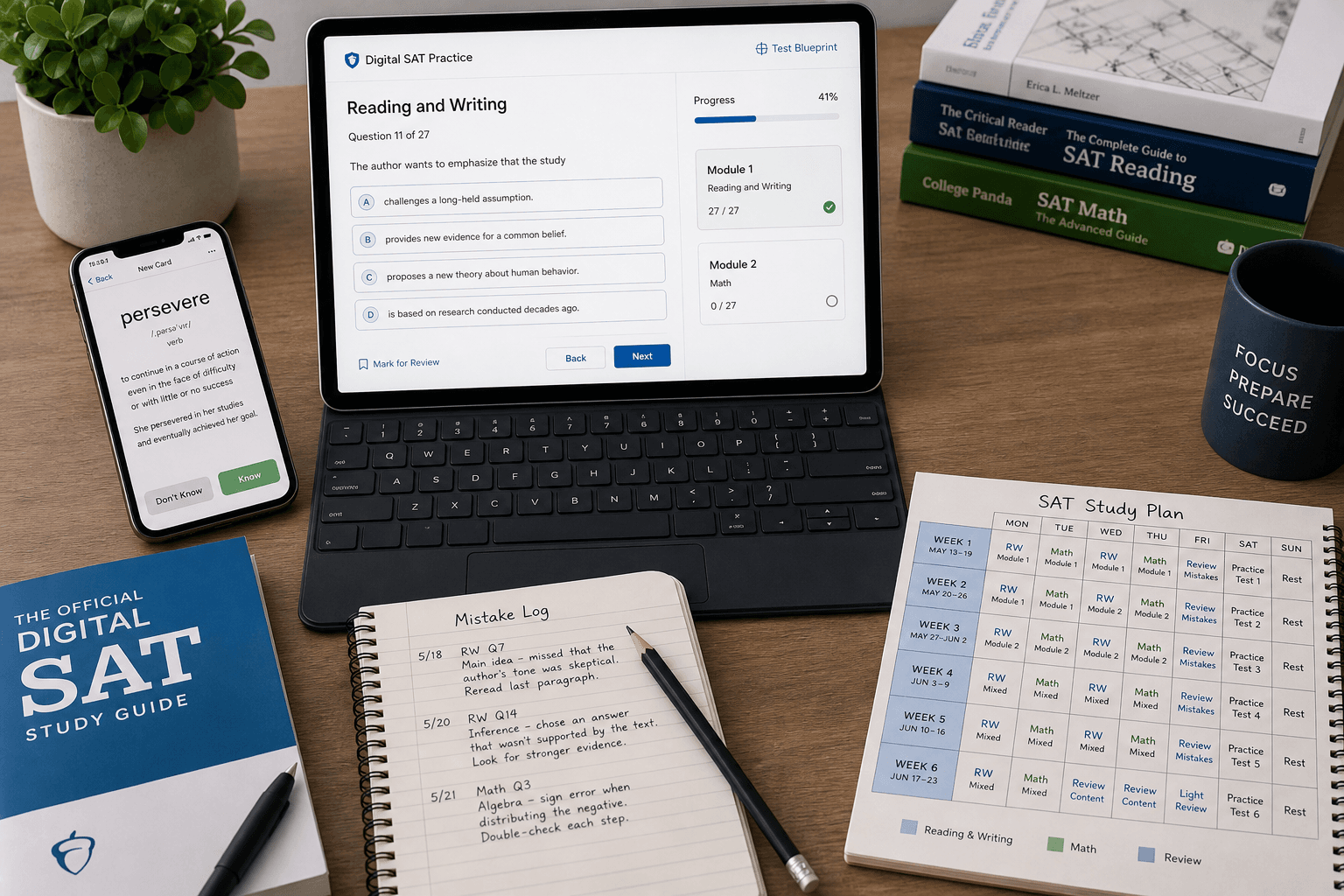 SAT Exam Prep Guide: Best Tools, Study Plans, and Section Strategies for the Digital SAT
