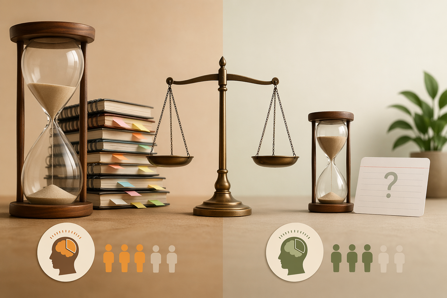 Side-by-side comparison of 35 minutes of rereading and 12 minutes of retrieval practice producing similar retention