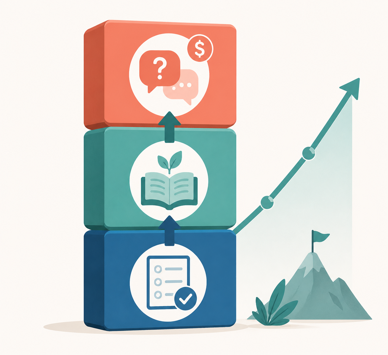 Three-layer SAT prep budget stack with diagnostics, Khan Academy skill practice, and a paid question platform