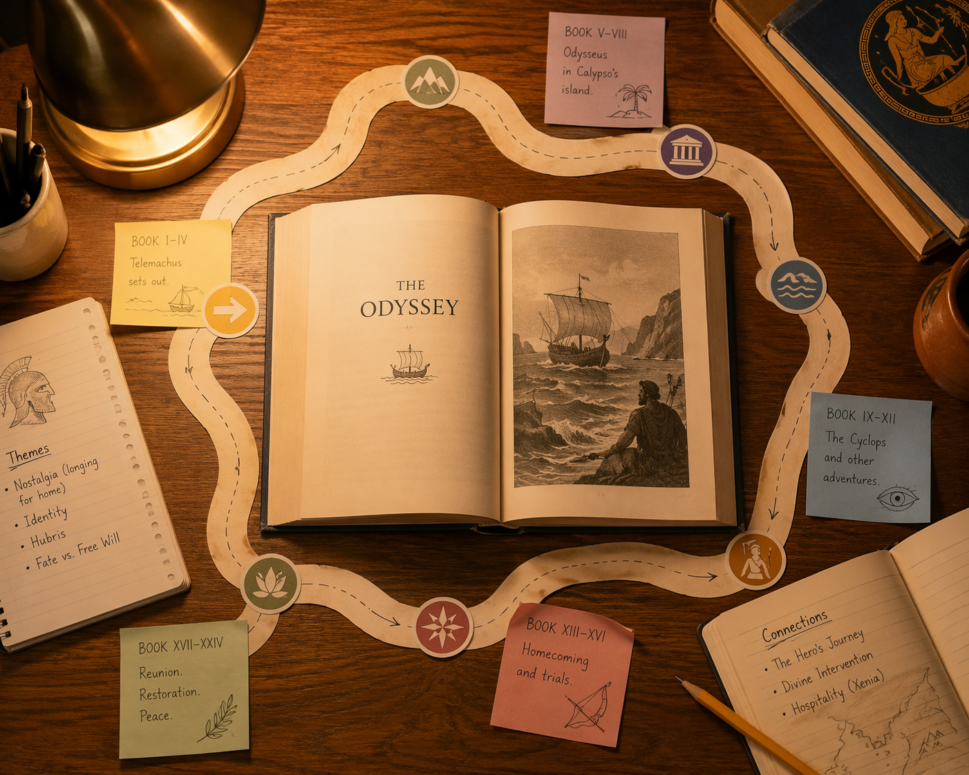 A Student's Reading Roadmap for The Odyssey