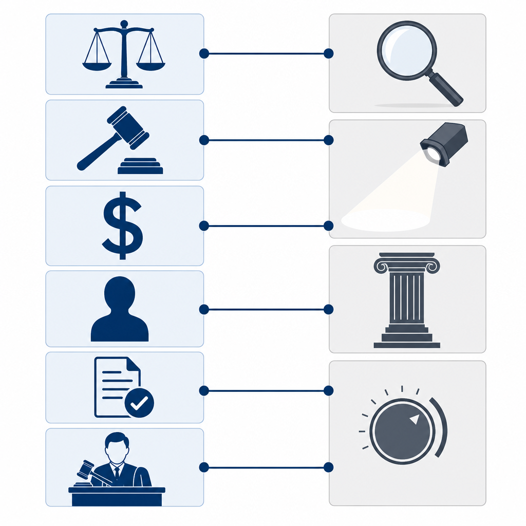 Flowchart linking defamation elements such as falsity, fault, damages, public status, evidentiary sufficiency, and jury instructions to appellate review standards