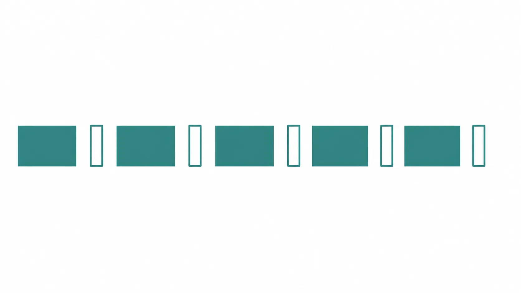 Eight alternating interval blocks showing the 20-second work and 10-second rest structure of a 4-minute Tabata-style break