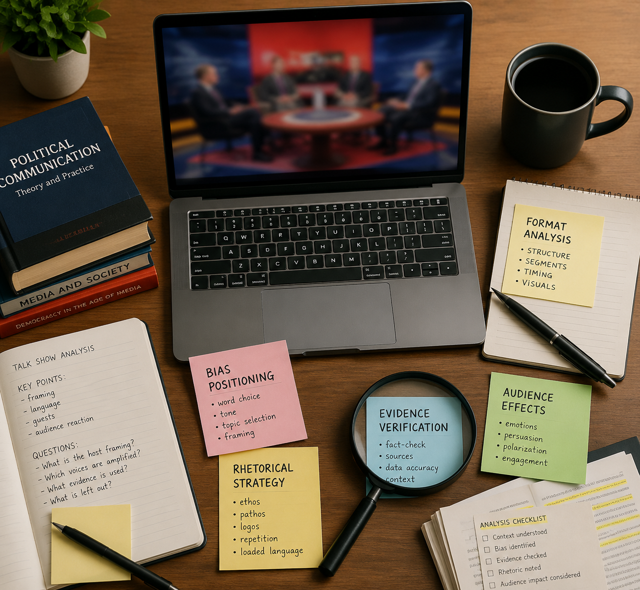 A Reproducible Framework for Political Commentary Analysis