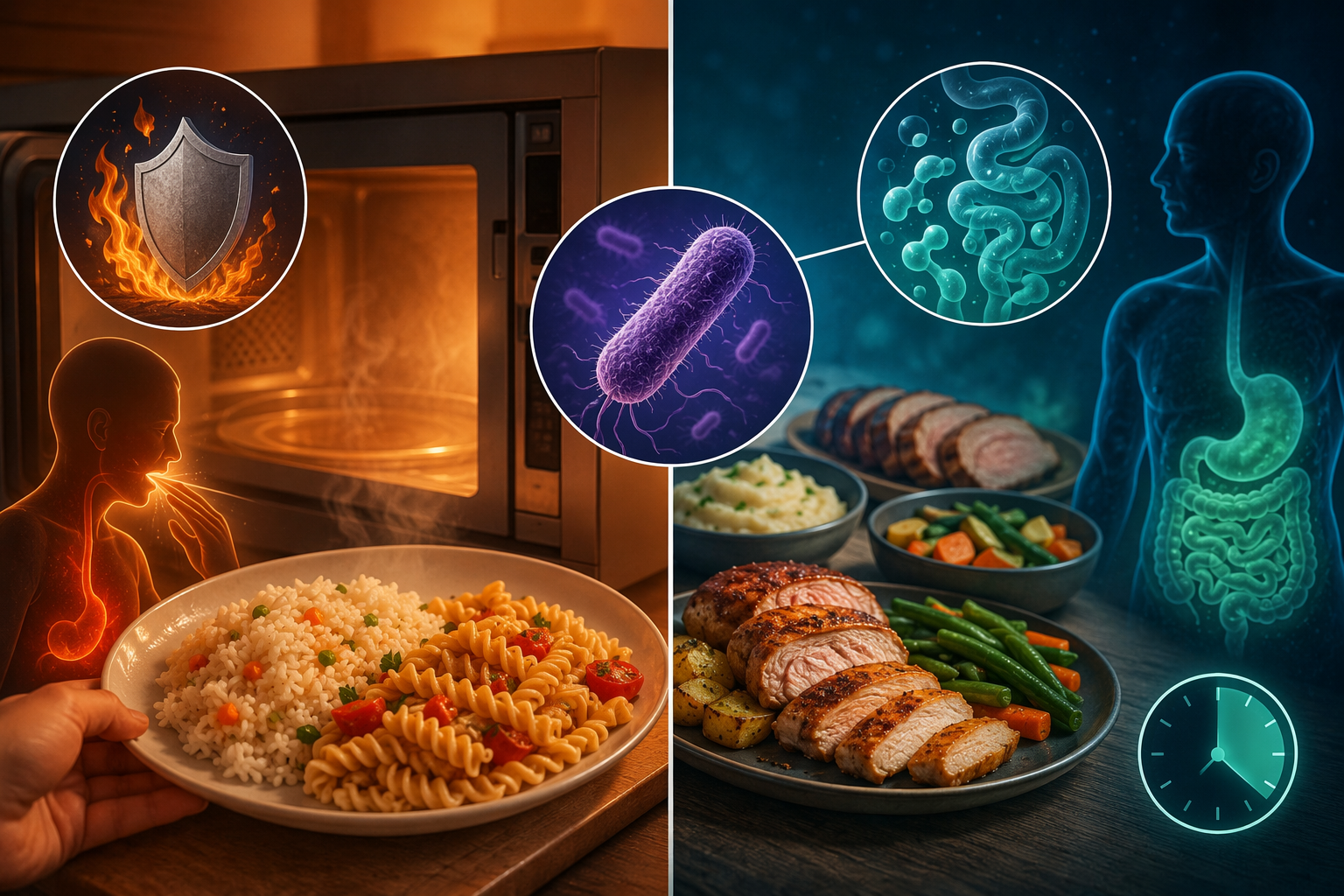 Split comparison of Bacillus cereus emetic and diarrheal food poisoning pathways