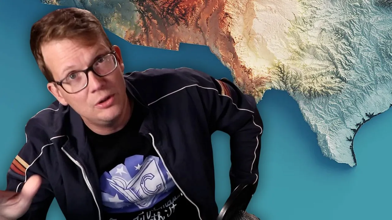 Official YouTube thumbnail for Hank Green's video essay about plastic recycling