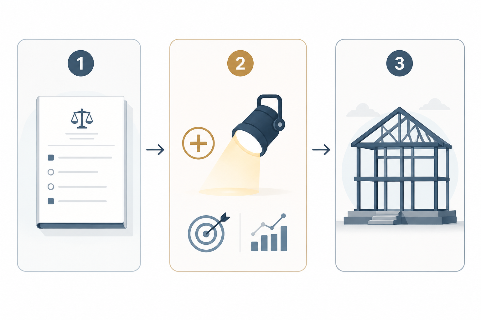 Progression from official LSAT materials to targeted paid tools to a full course