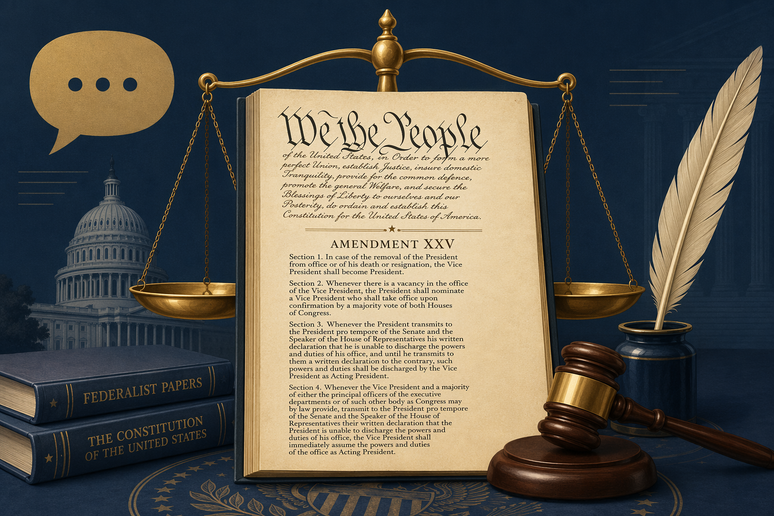 What Gavin Newsom's 25th Amendment Remarks Mean for AP Gov