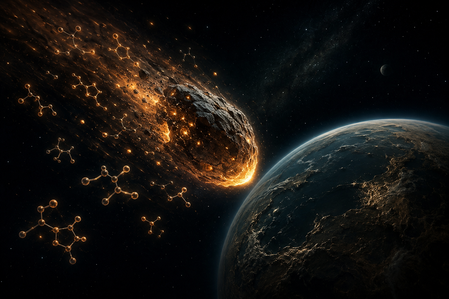 Did meteorites deliver the building blocks of life?