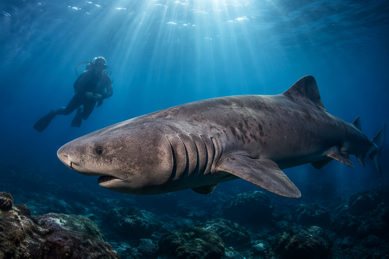 How Dangerous Are Broadnose Sevengill Sharks to Divers?