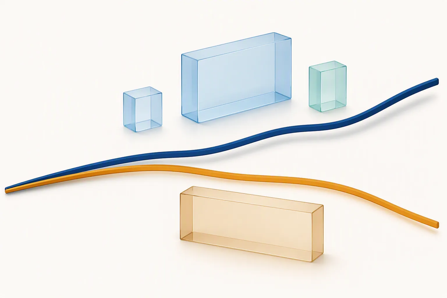 Two inflation lines diverging around four blocks representing formula, weight, scope, and other effects