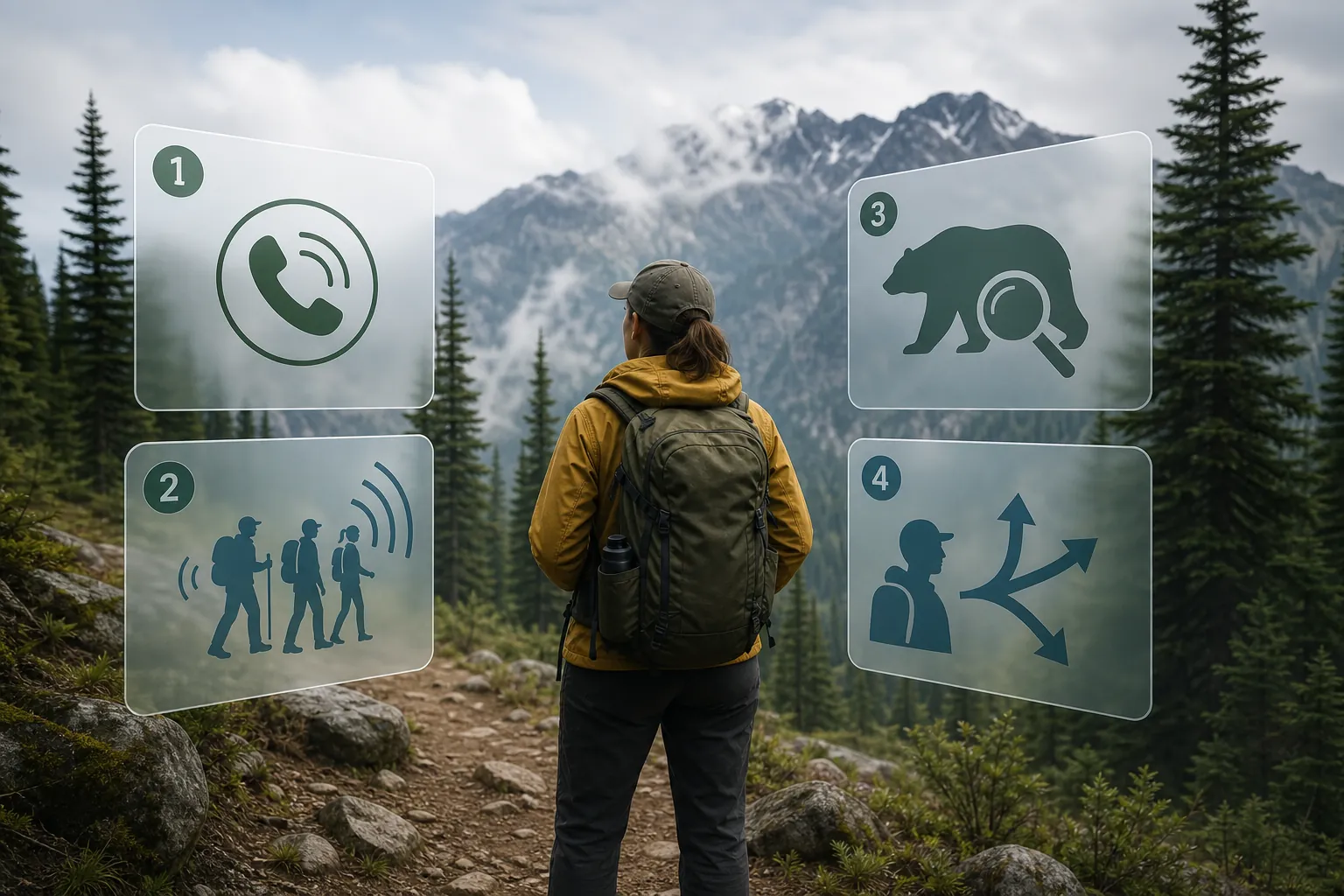 A Four-Phase Lesson for Avoiding Bear Encounters